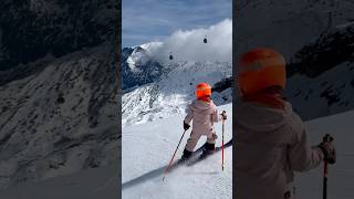 SuperG in Hintertux  best September skiing ever 🤙 glacier tux 6yearsold zillertal btl ski [upl. by Jarita786]