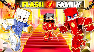 Having A FLASH FAMILY in Minecraft Hindi [upl. by Ainola451]