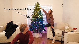 decorating our apartment for christmas vlogmas day 4 [upl. by Asilana]