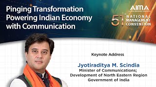 Pinging Transformation with Jyotiraditya M Scindia Minister of Communications [upl. by Yslek]