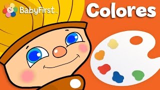 Videos para Aprender Colores en Español  Petey el Pincel  Colores para niños  BabyFirst Español [upl. by Mauchi186]