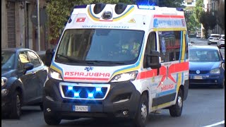 NEW Ambulanza  AutoMedica Misericordia Cosenza in emergenza  Italian EMS responding code 3 [upl. by Glynn]