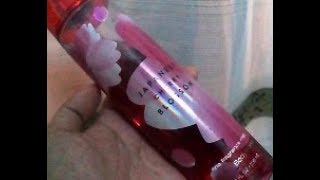 FAST REVIEW Japanese Cherry Blossom Fragrance Mist Bath amp Body Works [upl. by Shultz]