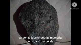 How to identify METEORITE carbonaceous chondrite [upl. by Eittak599]