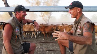 🔥 CATTLE MUSTER in Outback Australia — Its HARD COUNTRY for Hard Men [upl. by Asetal]