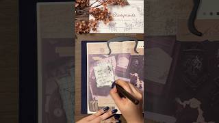 Dark Academia 2 📚 stamprints asmr journaling creativejournal [upl. by Allayne767]