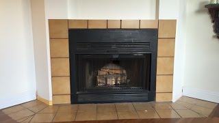 Stunning Remodel  How to Tile a Fireplace  Remodel Your Fireplace  Easy Tiling Tutorial [upl. by Sadie]