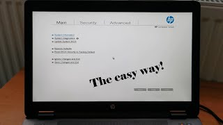 How to enter the BIOS on a HP ZBook laptop  The easy way [upl. by Eph]