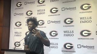 UGA LB Jalon Walker Bye Week Press Conference [upl. by Errick]