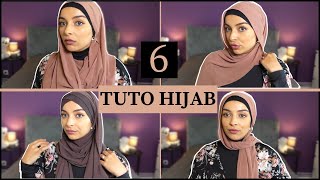 TUTO HIJAB  6 façons rapides et faciles de mettre son voile [upl. by Granese]