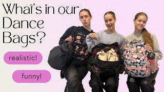 MUSTHAVE Items for Ballet Students  Whats Inside My Dance Bag w the Quiner Sisters🩰👛 ballet [upl. by Vevine243]