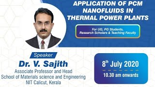 Application of PCM Nanofluids in Thermal Power Plants  WEBINAR [upl. by Margaret]