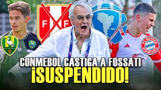 ¡INESPERADO CONMEBOL SUSPENDE a FOSSATI en ELIMINATORIAS  FELIPE CHAVEZ BAYERN  GOLAZO PEÑA 2024 [upl. by Acimahs939]