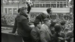 FOOTBALL 1932 FA Cup Newcastle United victory parade 1932 [upl. by Idas48]