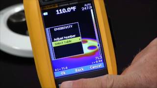 How To Set Emissivity On The Fluke Ti32 [upl. by Atkinson64]