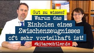 Kitarecht Folge 437  Warum ein Zwischenzeugnis für Erzieher oft von Vorteil ist [upl. by Honora677]