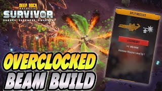 Crazy SEVEN Flamethrower Beams On Driller  Deep Rock Galactic Survivor [upl. by Ardel]