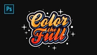 How to Create Colorful Text Effect in Photoshop  Typography lettering Photoshop Tutorials [upl. by Teilo]