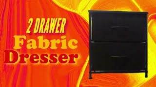 2 Fabric Dresser Drawer Assembly  Purchased on TEMU [upl. by Rory262]