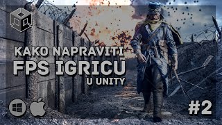 🎮 Kako Napraviti FPS Igricu u Unity  Movement Igraca l 2 🎮 [upl. by Torruella]