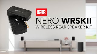 OSD Nero WRSKII Compact 58GHz Wireless Rear Speaker 2 Channel Amplifier w Sub Out 50W x 2  4ohm [upl. by Ybot]