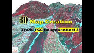 Create 3D Map From Sentinel 2 [upl. by Ahtinak741]