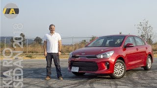 Kia Rio Sedán 2018  el más completo de los sedanes subcompactos [upl. by Ahsenod]