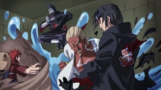 Each Akatsuki Duo vs The 5 Kage Summit [upl. by Kursh373]