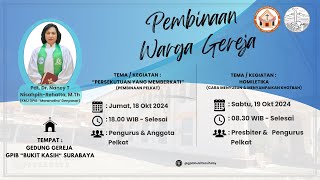 Pembinaan Homiletika  Sabtu 19 Oktober 2024 0830 WIB [upl. by Ahen234]