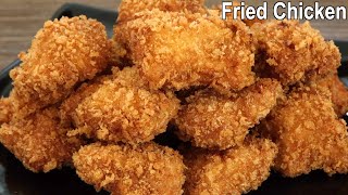 Crispy Fried Chicken Recipe  Easy Cheap and Spicy Chicken Fry [upl. by Ynoble]