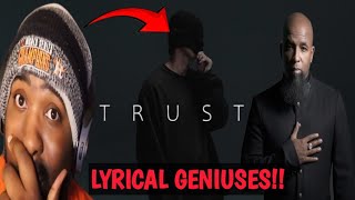 NF  TRUST Feat Tech N9NE REACTION  Superior Class Of Lyricism Displayed [upl. by Rolland]