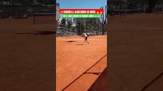 🔥Camilo CARABELLI 🇦🇷 ajustando su DRIVE 🥵 tenis argentina challenger shorts atp tennis atp [upl. by Brandy]