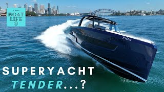 Is the Fjord 41XL a superyacht tender or luxury dayboat  Test drive and docking demo [upl. by Llecrep204]