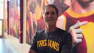 USC mens basketball coach Eric Musselman talks emergence of Rashaun Agee previews Trojan season [upl. by Noremac]