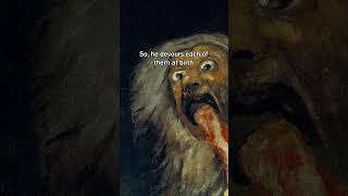 This isnt AoT  Saturn Devouring His Son  Francisco Goya 1820 art history painting spain [upl. by Desdamonna901]