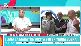 Canal 8  MARATÓN UNSTA21K [upl. by Nuawtna]