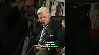 Helmut Schmidt über Ansprüche an einen Politiker zwischen Moral und Überzeugungskraft 1993 [upl. by Ttayh122]