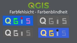 QGIS 328  Farbfehlsichten  Symbolisierung  Im Voransichtsmodus für Farbenlindheit testen [upl. by Eiahpets893]