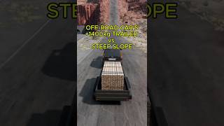 OffRoad Cars1400 Kg Trailer VS Steep Slope Which Car Will Climb Up Top  BeamNGDrive shorts [upl. by Milissent]