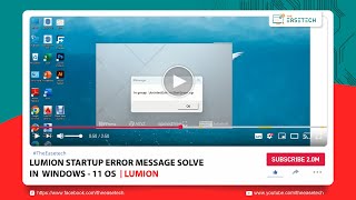 Lumion 12 Error Message Solve in Windows 11  Lumion Tutorial [upl. by Coy]