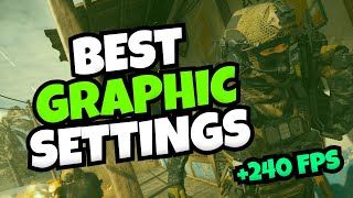 BEST Graphic Settings for WARZONE BOOST FPS Increase PERFORMANCE  Call of Duty Warzone [upl. by Quinn]