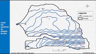 Réaliser la carte des isohyètes du Sénégal à partir des données pluviométriques de la NASA [upl. by Elli]