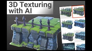 StableProjectorz v 12  Texturing the Dungeon Platform Workflow example [upl. by Llebanna]