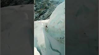 Khumbu Icefalls at everest shorts ytshorts viralshort khumbuicefall [upl. by Tavi]