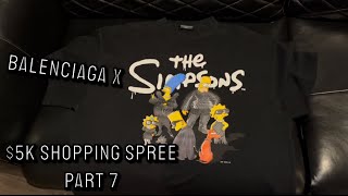 Balenciaga The Simpsons Oversized Graphic TShirt Black  Full Review [upl. by Atsyrhc]