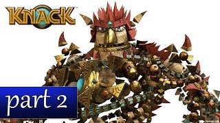 Knack Gameplay Ch 2  The Adventure Begins PS4 Walkthrough HD  Part 2 [upl. by Lontson]