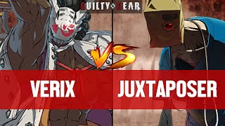 【GGST】VERIXNAGORIYUKI vs JUXTAPOSERFAUST ▰ Guilty Gear Strive  High Level Gameplay [upl. by Llerrac]