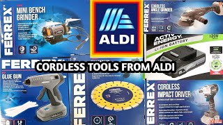 WHATS NEW IN ALDI UKCORDLESS TOOLS FULL VARIETY IN ALDICOME SHOP WITH MEAFFORDABLE TOOLS [upl. by Atsylak]