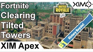 XIM APEX  Fortnite Clearing Tilted Towers PS4 [upl. by Cirdnek133]