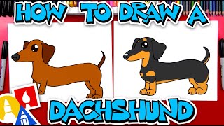 How To Draw A Dachshund [upl. by Mor]